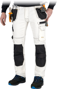 Elastyczne spodnie JEANS415-T WH