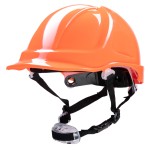 Hełm ABS z pokrętłem 4ptk. pomarańczowy